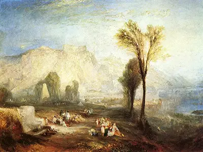 The Bright Stone of Honour Ehrenbreitstein and the Tomb of Marceau from Byron's Childe Harold William Turner